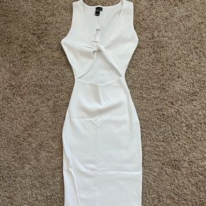 NWT Cut Out Midi Dress